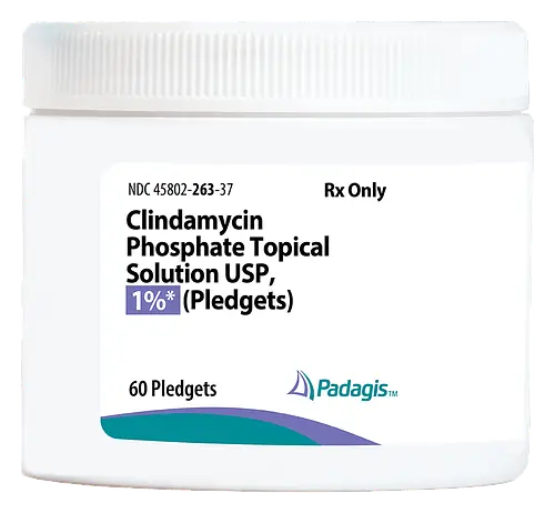 Padagis Clindamycin Phosphate Topical Solution 1% Pledgets