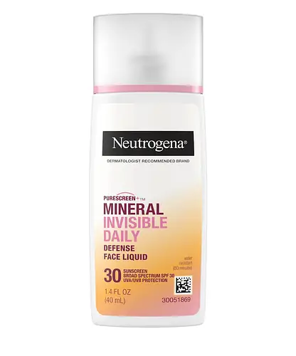 Neutrogena Purescreen+ Mineral Invisible Daily Defense Face Liquid SPF 30
