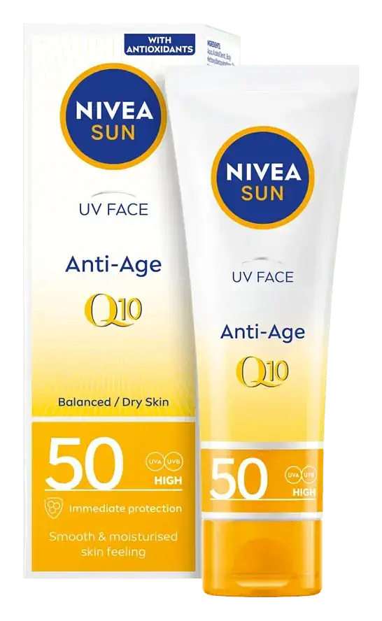 Nivea UV Face Q10 Anti-Age Sun Cream SPF 50 UK