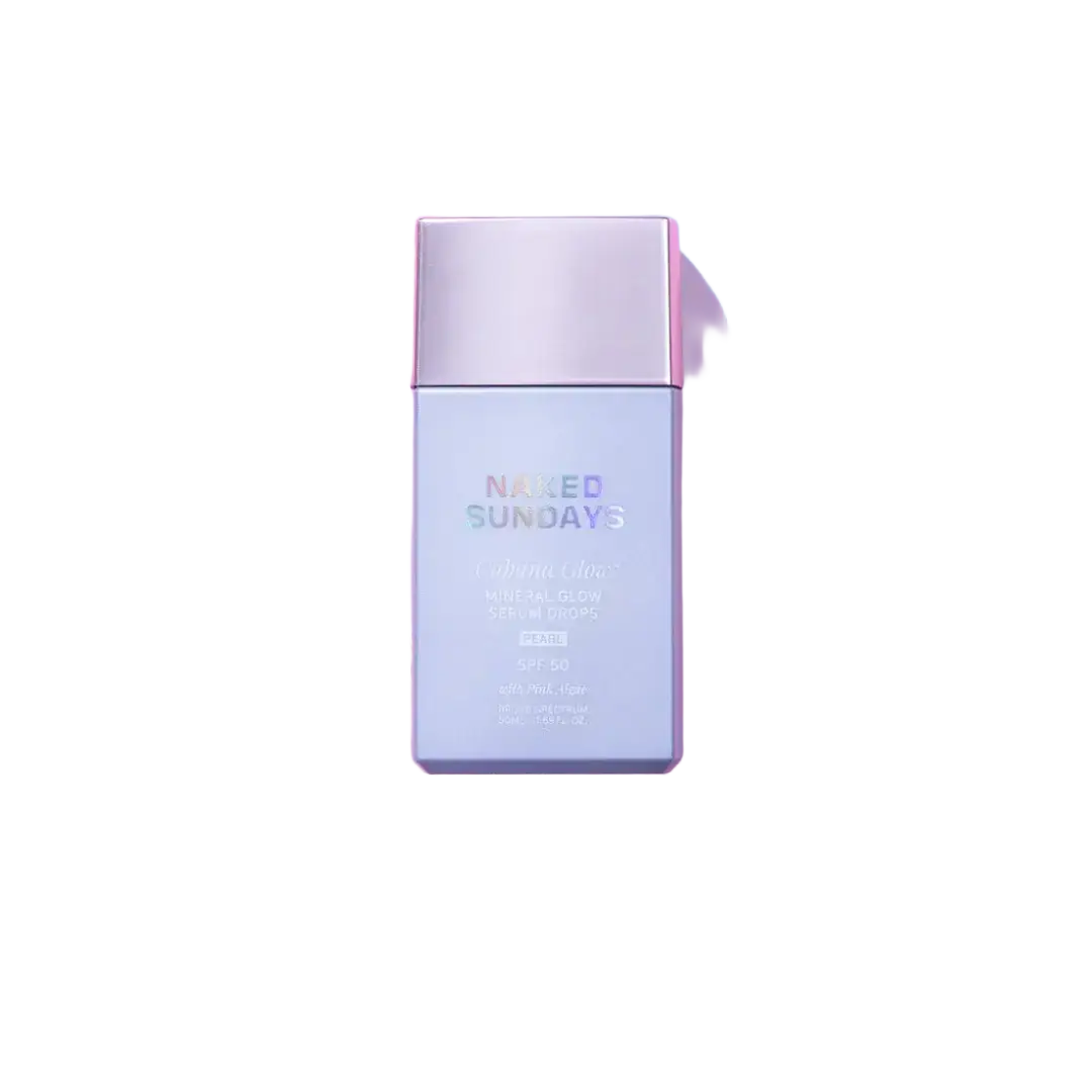 Naked Sundays Cabana Glow Mineral Glow Serum Drops SPF 50 Pearl