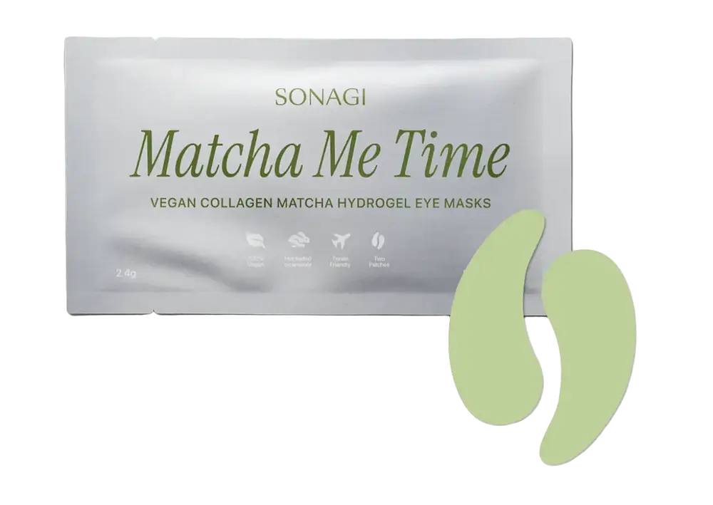 Sonagi Matcha Me Time Vegan Collagen Hydrogel Eye Masks