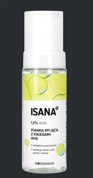 ISANA ISANA Pianka myjąca z kwasem AHA