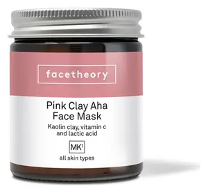 FaceTheory Pink Clay AHA Face Mask MK1