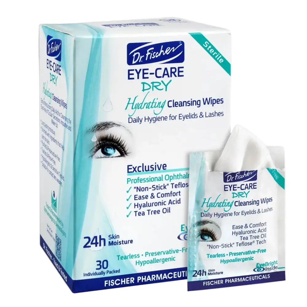Dr. Fischer Eye Care Dry Hydrating Cleansing Wipes
