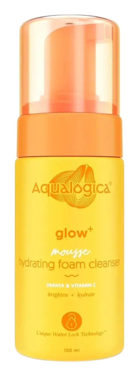 Aqualogica Glow+ Mousse Hydrating Foam Cleanser