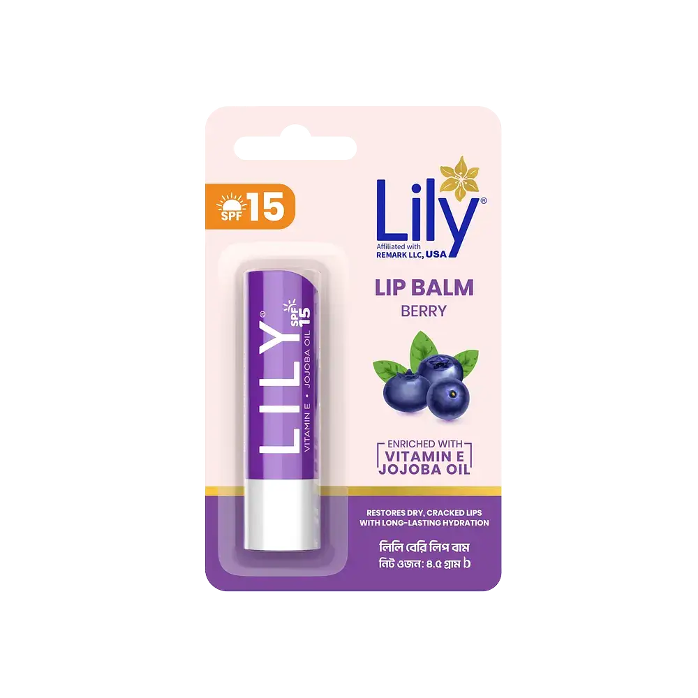 Lily Lip Balm SPF 15 Berry
