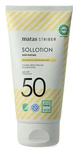 Matas Striber Sollotion SPF 50 Uden Parfume