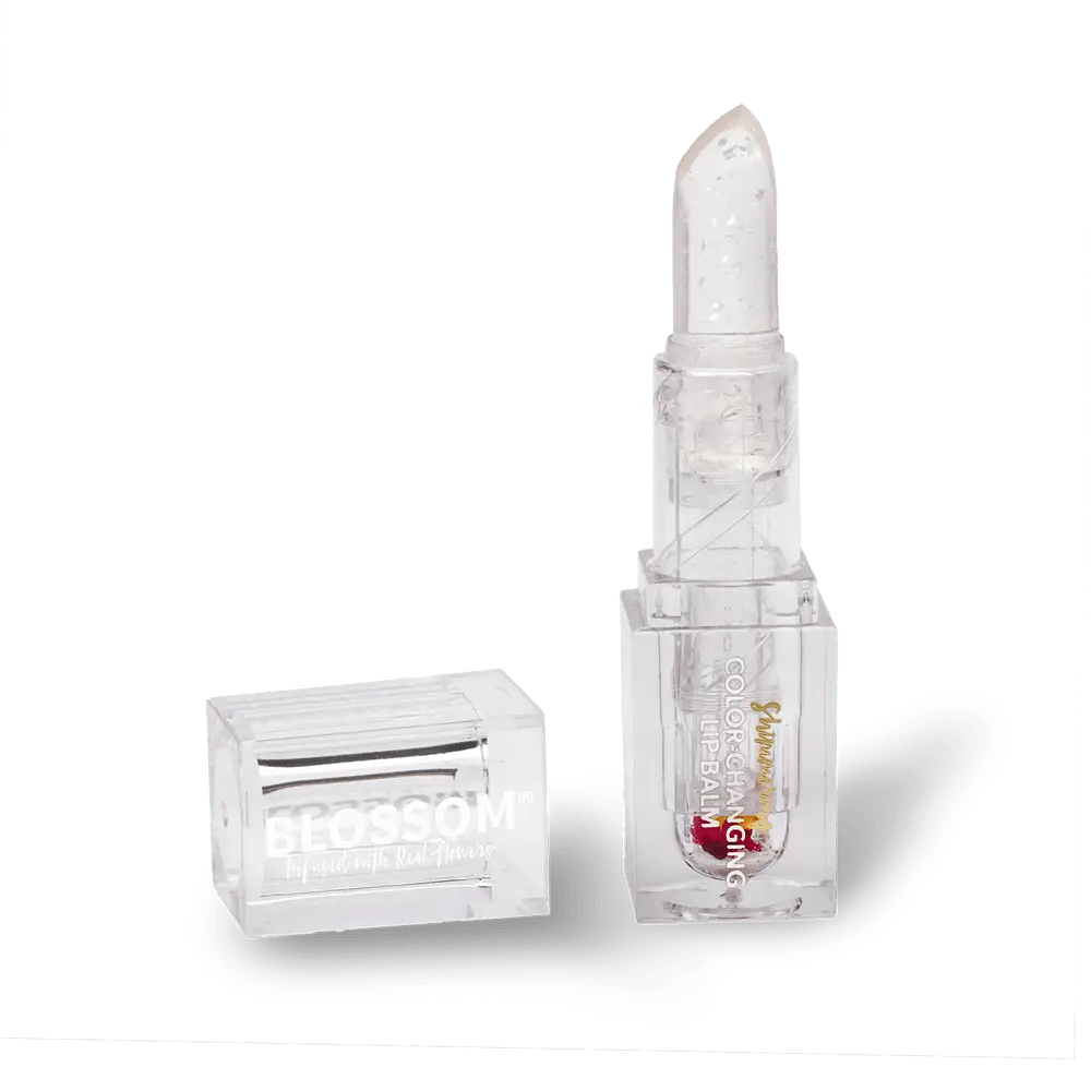 Blossom Shimmering Color-Changing Lip Balm Crystal