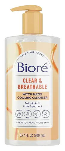 Biore Clear & Breathable Witch Hazel Cooling Cleanser