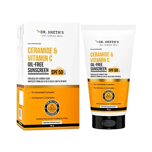 Dr. Sheth's Ceramide & Vitamin C Oil-Free Sunscreen SPF 50+