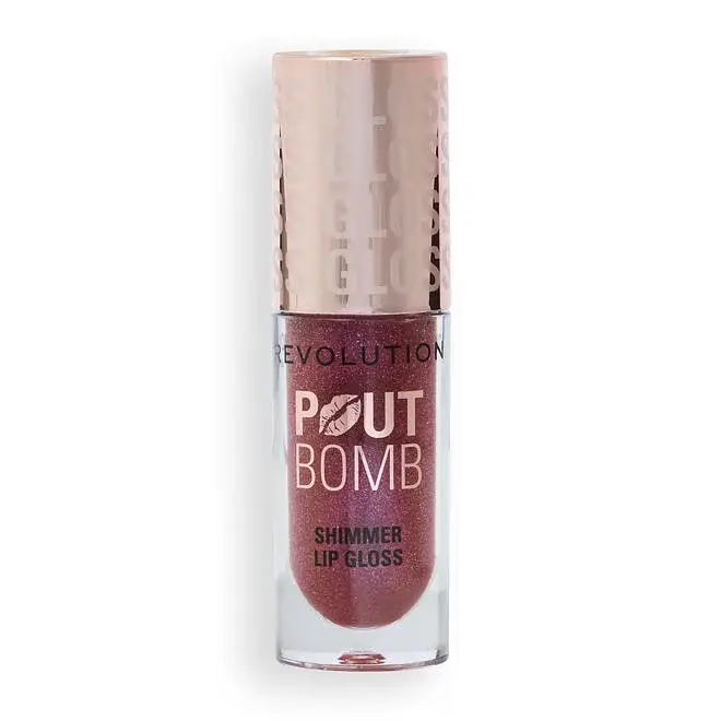 Revolution Beauty Pout Bomb Shimmer Lip Gloss Berry Lustre