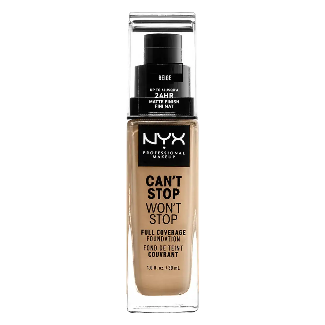 NYX Cosmetics Can't Stop Won't Stop Full Coverage Foundation 11 Beige