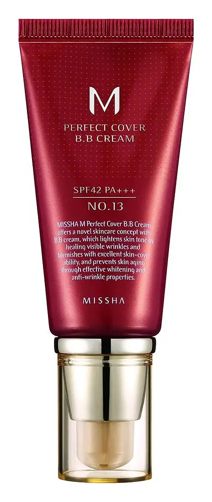 Missha M Perfect Cover BB Cream SPF 42 #13 Bright Beige