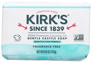 Kirk’s Gentle Castile Soap Fragrance Free