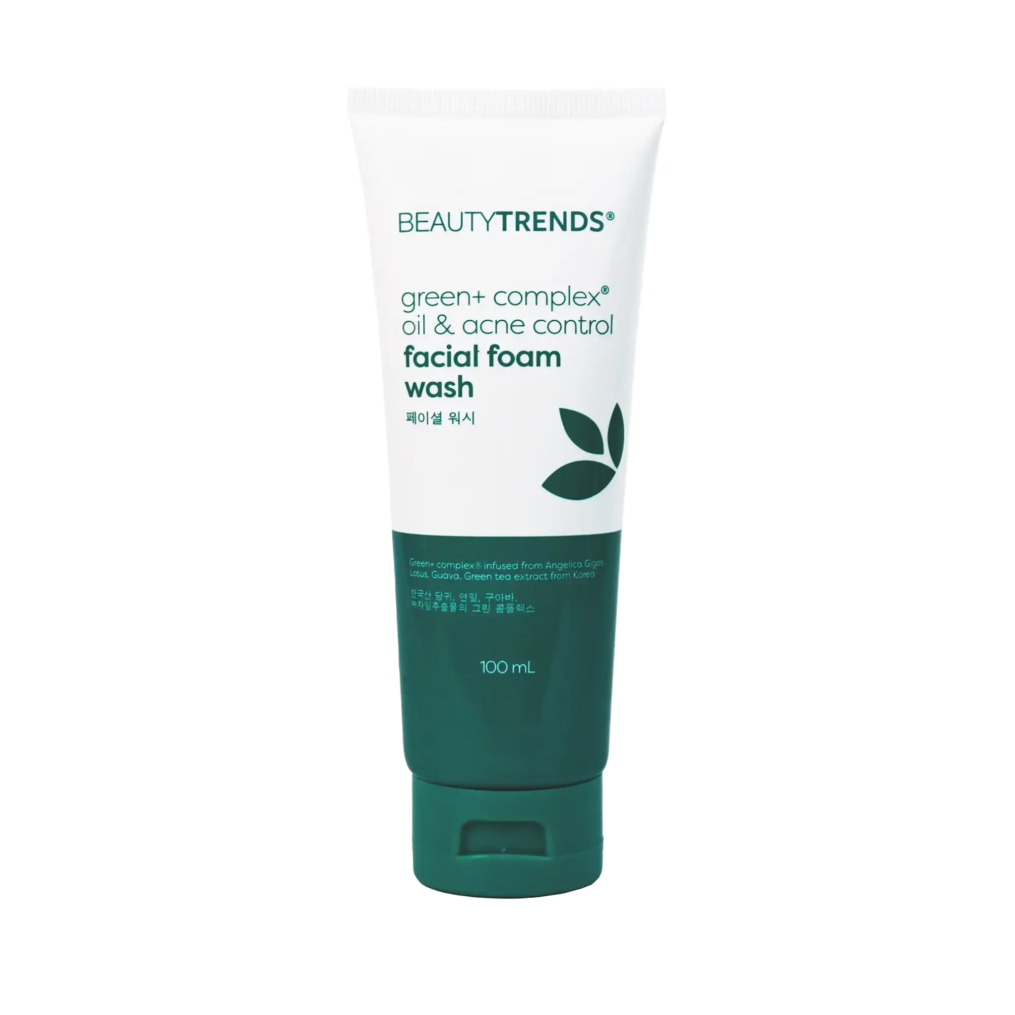 Beautytrends Green+ Complex Oil & Acne Control Facial Foam Wash