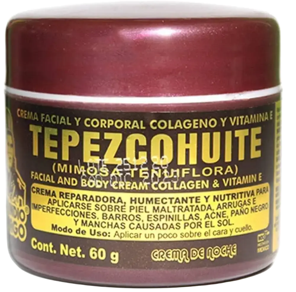 Del Indio Papago Tepezcohuite Facial And Body Night Cream