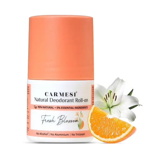 Carmesi Natural Deodorant Roll-On Fresh Blossom