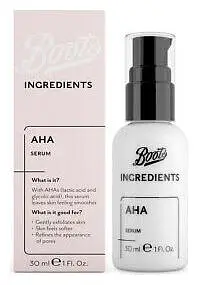Boots Ingredients Alpha Hydroxy Acid Serum