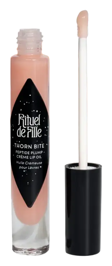 Rituel de Fille Thorn Bite Peptide Plump Crème Lip Oil Rose Dew