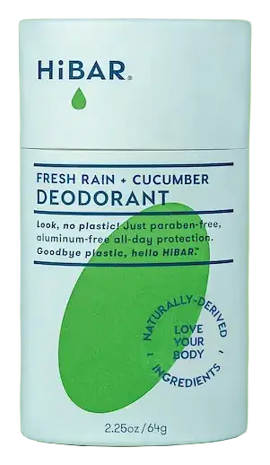 HiBar Plastic-Free Deodorant Fresh Rain & Cucumber
