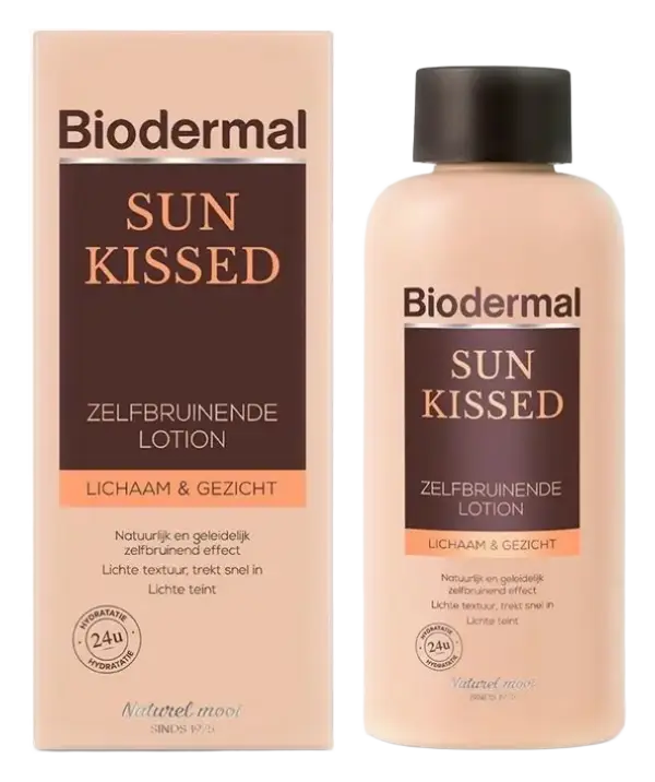 Biodermal Sun Kissed Self Tanning Lotion for Body & Face
