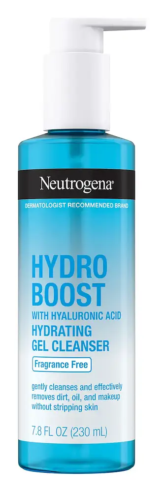 Neutrogena Hydro Boost Hydrating Cleansing Gel, Fragrance-Free
