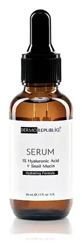Dermorepubliq 1% Hyaluronic Acid + Snail Mucin Serum