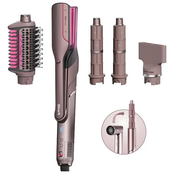 Shark FlexFusion Luxury Air & Ceramic Hair Dryer System with Air Straightener