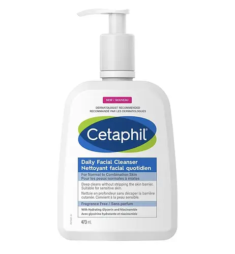 Cetaphil Deep Cleansing Face Wash, Ideal for Normal to Combination to Oily