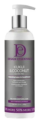 Design Essentials Kukui And Coconut Hydrating Leave-In Conditioner