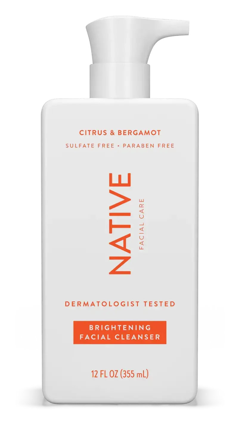 Native Citrus & Burgamot Brightening Facial Cleanser