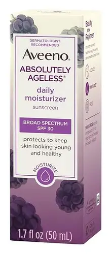 Aveeno Absolutely Ageless Daily Facial Moisturizer with Broad Spectrum SPF 30 Sunscreen