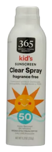 365 Everyday Value Kids Clear Spray Sunscreen SPF 50