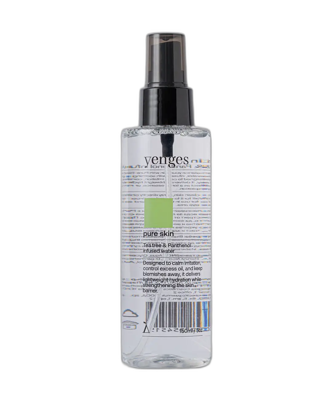Yenges Pure Skin Tea Tree & Panthenol Infused Water