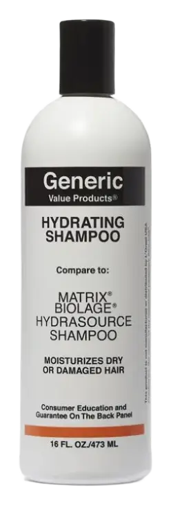 Generic Value Products Hydrating Shampoo Compare To Matrix Biolage Hydrasource Shampoo