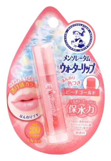 Rohto Mentholatum Water Lip Color Balm SPF 20 PA++ Peach Gold