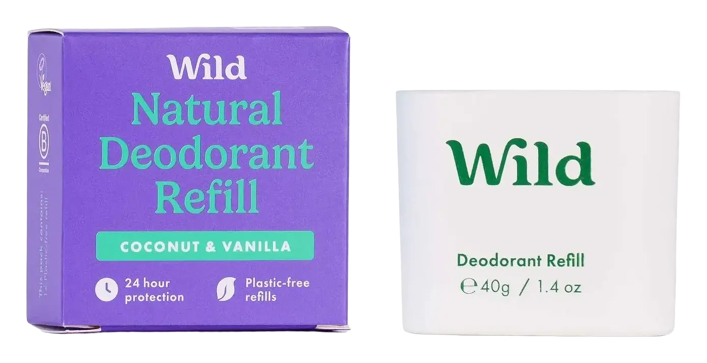 Wild Deodorant Refill Coconut and Vanilla
