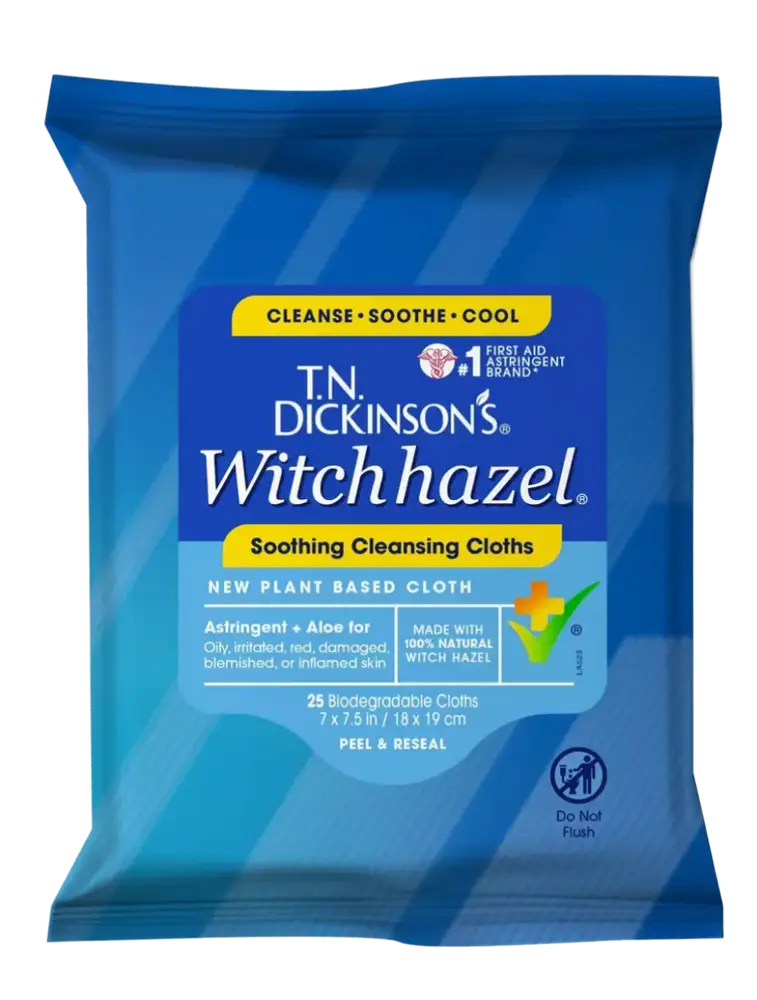 Dickinson's Witch Hazel Soothing Cleansing Cloths
