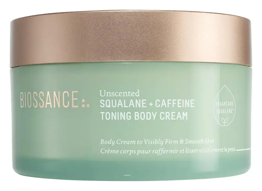 Biossance Squalane + Caffeine Toning Body Cream - Unscented