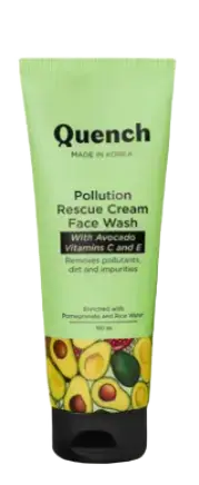 Quench Botanics Pollution Rescue Cream Face Wash