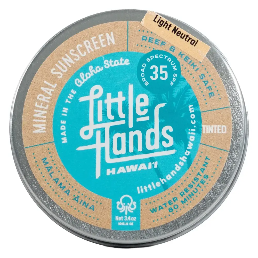Little Hands Hawaii Body & Face Mineral Sunscreen Light Neutral