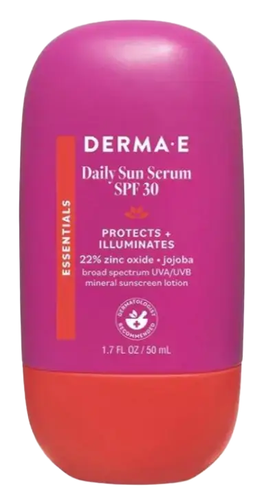 Derma E Daily Sun Serum Mineral Sunscreen Lotion SPF 30