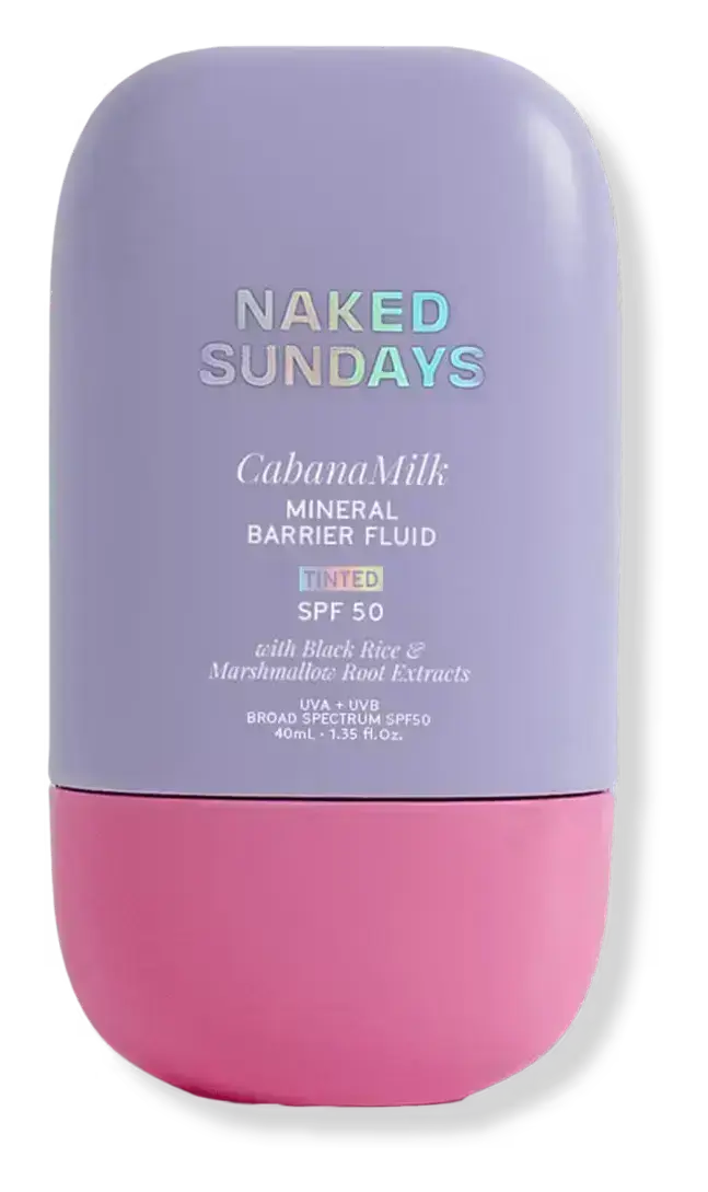 Naked Sundays CabanaMilk Mineral Barrier Fluid Tinted SPF 50