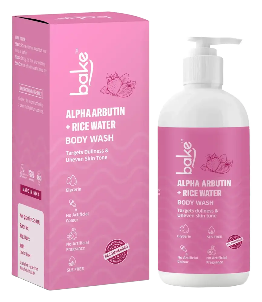 Bake Alpha Arbutin + Rice Water Body Wash