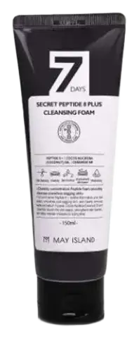 May Island 7 Days Secret Peptide 8 Plus Cleansing Foam