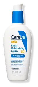 CeraVe AM Facial Moisturizing Lotion With SPF 50 US