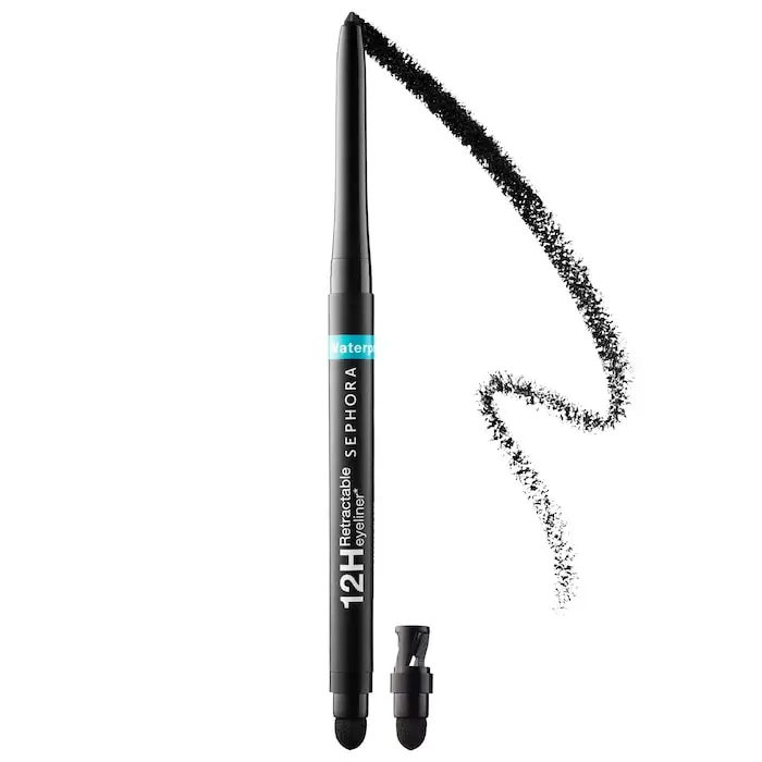 Sephora Collection Waterproof 12HR Retractable Eyeliner Pencil 01 Matte Black