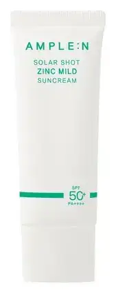 AMPLE:N Solar Shot Zinc Mild Suncream SPF 50+