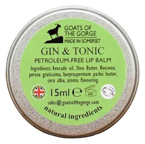 Goats of the Gorge Petroleum-Free Lip Balm Gin & Tonic