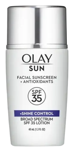 Olay Face Sunscreen Serum And Shine Control - SPF 35